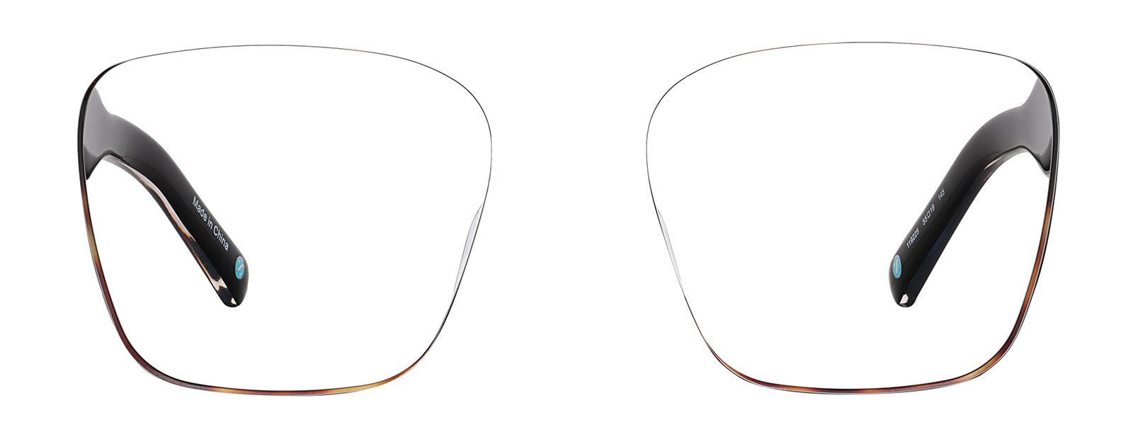 Black Square Sunglasses #119221 | Zenni Optical