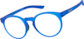 Angle view of Zunnies - Round Sunglasses 119516 in Blue thumbnail