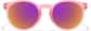 Front view of Zunnies - Round Sunglasses 119519 in Pink thumbnail