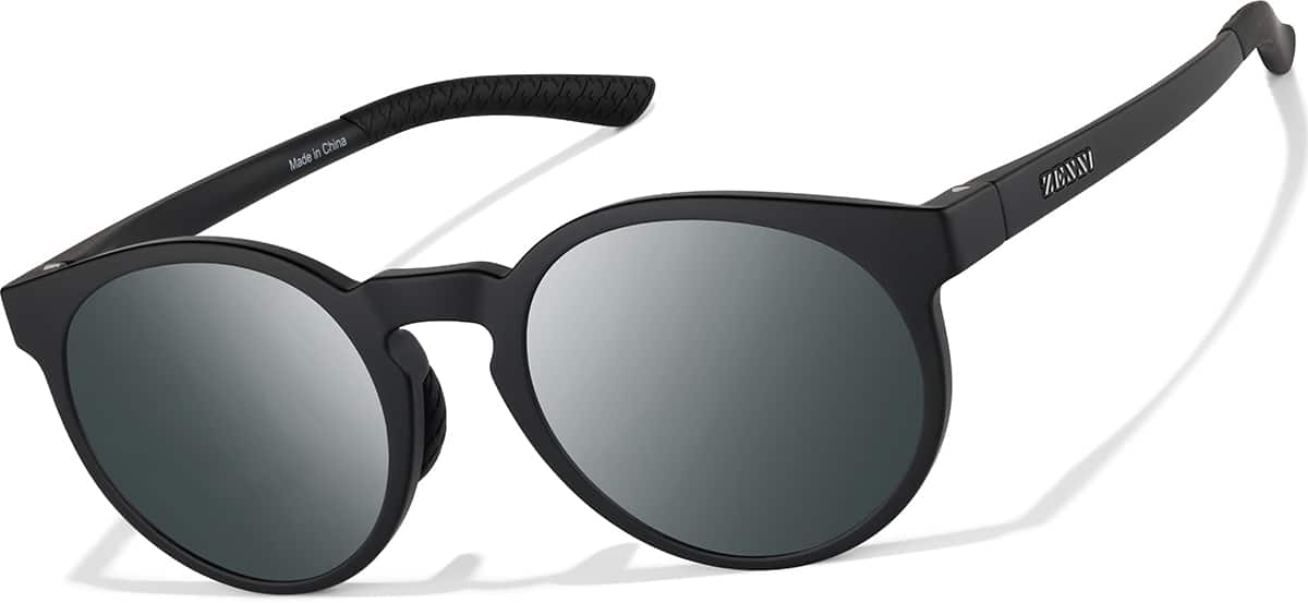 ネネ Live Black Friday Deals | Black Zunnies - Round Sunglasses #119521