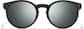 Front view of Zunnies - Round Sunglasses 119521 in Black thumbnail