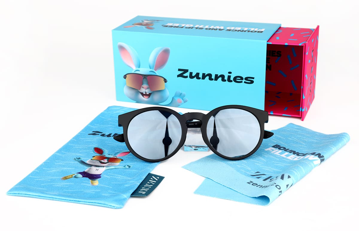 Black Zunnies - Round Sunglasses #119521 | Zenni Optical