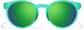 Front view of Zunnies - Anteojos de sol redondas 119524 in Verde thumbnail