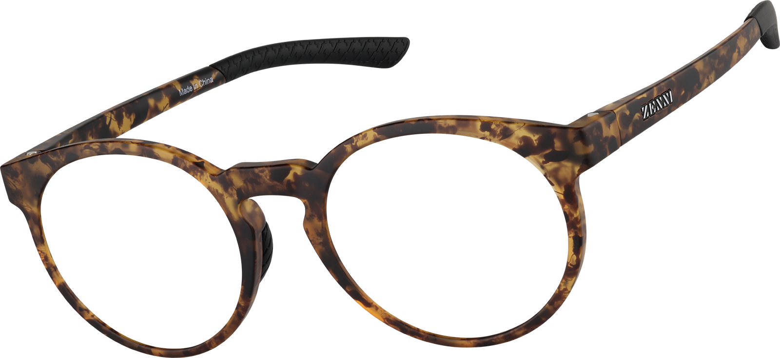 Angle view of Zunnies - Round Sunglasses 119525 in Tortoiseshell