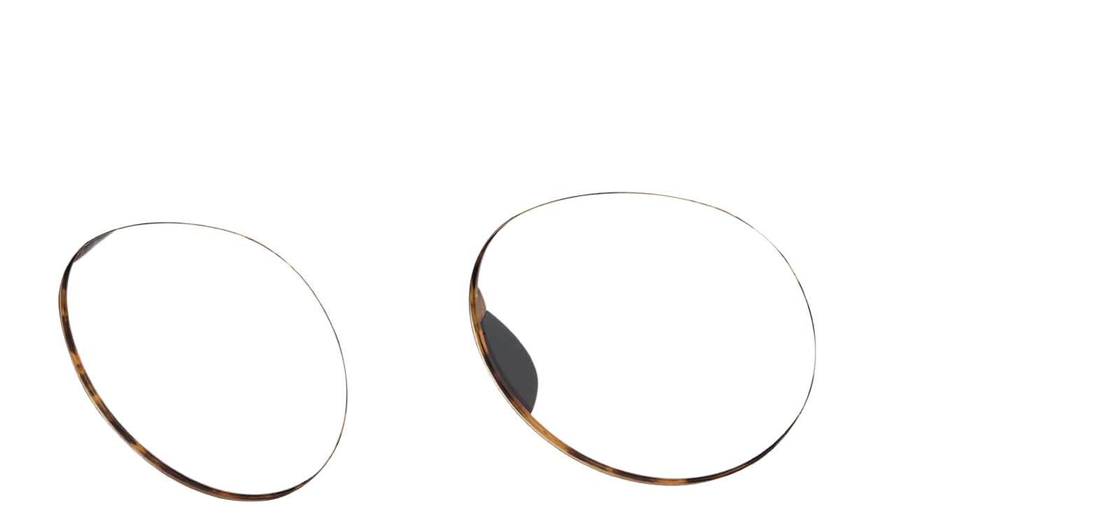 Angle view of Zunnies - Round Sunglasses 119525 in Tortoiseshell