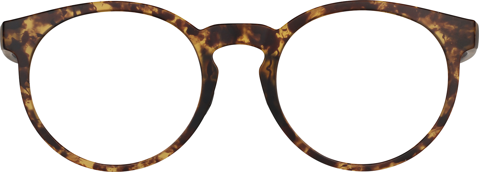 Front view of Zunnies - Round Sunglasses 119525 in Tortoiseshell