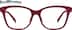 Square Glasses 1210018 in Red