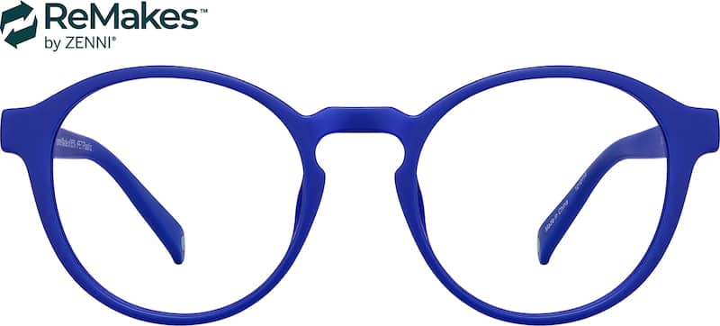 Blue Round Glasses