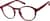 Angle view of Round Glasses 1210118 in Red thumbnail