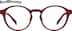 Round Glasses 1210118 in Red