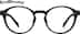 Round Glasses 1210121 in Black