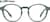 Front view of Round Glasses 1210124 in Green thumbnail