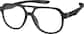 Angle view of OptiFlex® Aviator Glasses 1210221 in Black thumbnail