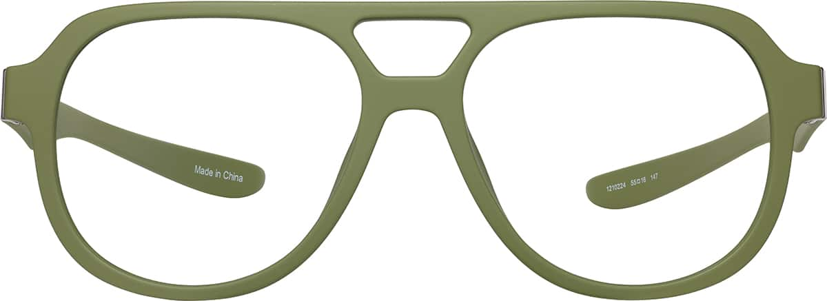 Front view of OptiFlex Aviator 1210224 in Green