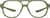Front view of OptiFlex Aviator Glasses 1210224 in Green thumbnail