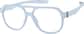 Angle view of OptiFlex Aviator Glasses 1210236 in Blue thumbnail