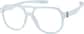 Angle view of OptiFlex Aviator Glasses 1210246 in Blue thumbnail