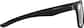 Side view of OptiFlex Square Glasses 1210321 in Black thumbnail