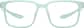 Front view of OptiFlex Square Glasses 1210346 in Blue thumbnail
