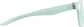 Side view of OptiFlex Square Glasses 1210346 in Blue thumbnail
