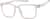 Angle view of OptiFlex Square Glasses 1210359 in Pink thumbnail