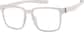Angle view of OptiFlex Square Glasses 1210359 in Pink thumbnail