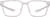 Front view of OptiFlex Square Glasses 1210359 in Pink thumbnail