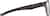 Side view of OptiFlex Cat-Eye 1210415 in Brown thumbnail