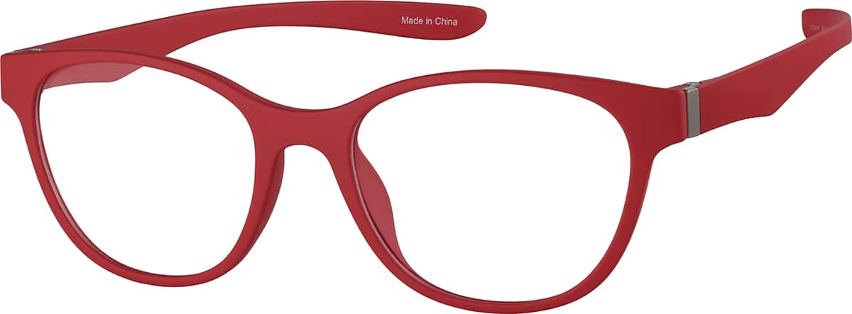 Angle view of OptiFlex Cat-Eye 1210418 in Red