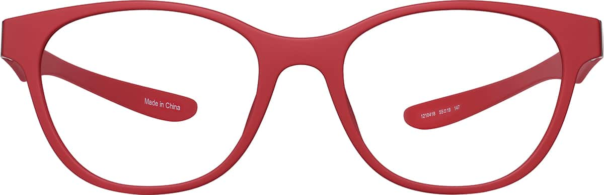 Front view of OptiFlex Cat-Eye 1210418 in Red