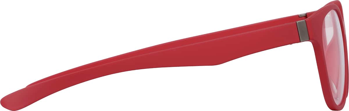 Side view of OptiFlex Cat-Eye 1210418 in Red