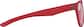 Side view of OptiFlex Square Glasses 1210418 in Red thumbnail