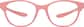 Front view of OptiFlex® Square Glasses 1210419 in Pink thumbnail