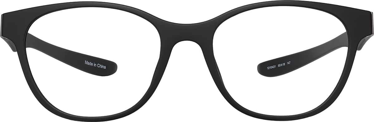 Front view of OptiFlex Cat-Eye 1210421 in Black