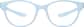 Front view of OptiFlex® Square Glasses 1210436 in Blue thumbnail