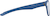Side view of OptiFlex Square Glasses 1210446 in Blue thumbnail
