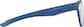 Side view of OptiFlex Square Glasses 1210446 in Blue thumbnail