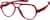 Angle view of OptiFlex Aviator 1210518 in Red thumbnail