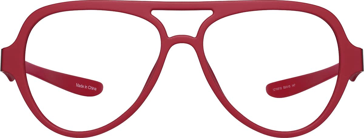 Front view of OptiFlex Aviator 1210518 in Red