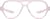 Front view of OptiFlex Aviator Glasses 1210519 in Pink thumbnail