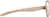 Side view of OptiFlex Aviator Glasses 1210533 in Cream thumbnail