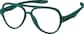 Angle view of OptiFlex® Aviator Glasses 1210534 in Green thumbnail