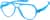Angle view of OptiFlex Aviator Glasses 1210536 in Blue thumbnail