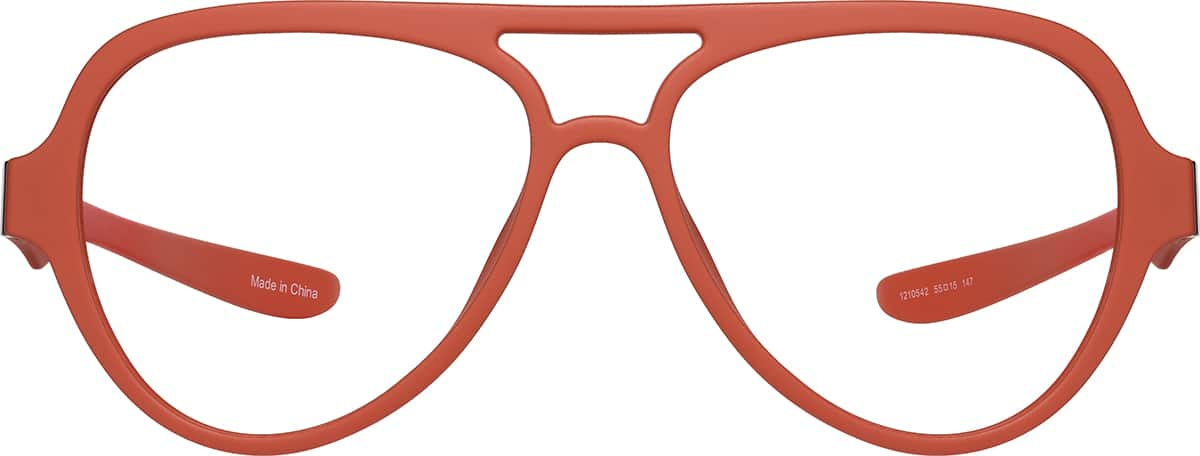 Front view of OptiFlex Aviator 1210542 in Orange