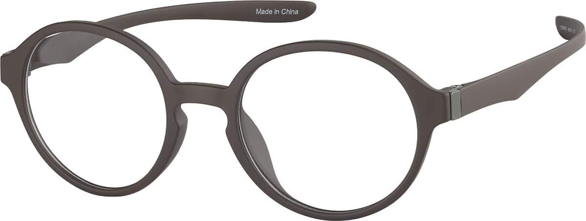 Angle view of Kids' OptiFlex Round 1210615 in Brown