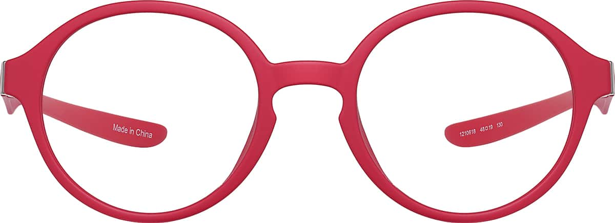 Front view of Kids' OptiFlex Round 1210618 in Red