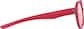 Side view of Kids' OptiFlex® Round Glasses 1210618 in Red thumbnail