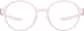 Front view of Kids' OptiFlex® Round Glasses 1210619 in Pink thumbnail