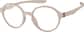 Angle view of Kids' OptiFlex Round Glasses 1210633 in Cream thumbnail