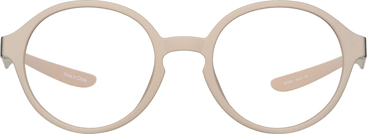 Front view of Kids' OptiFlex Round 1210633 in Cream